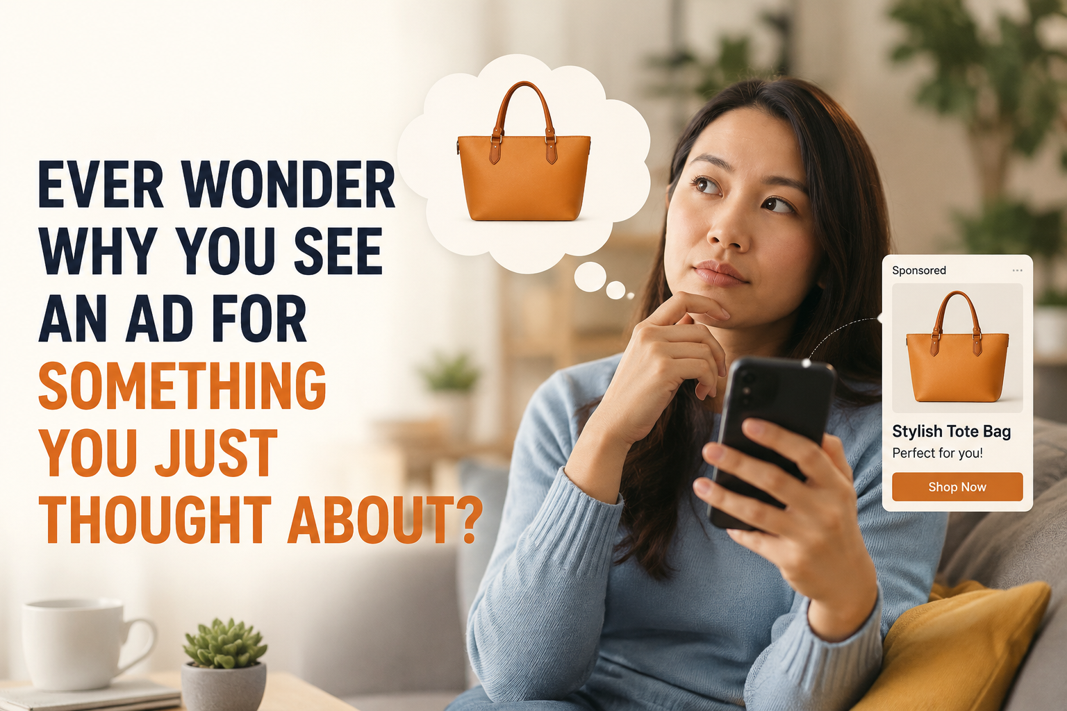 Ever Wonder Why You See an Ad for Something You Just Thought About